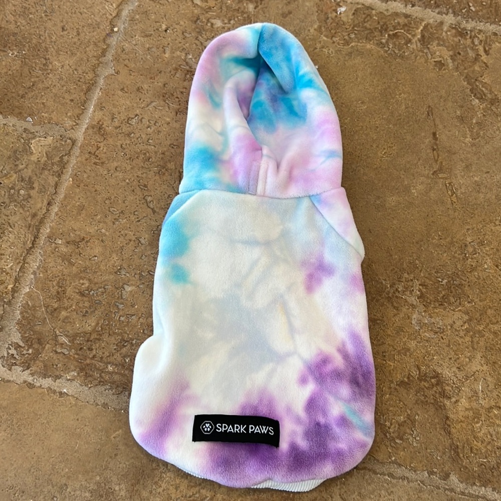 Spark Paws size small dog hoodie